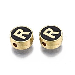 Perles d'émail en alliage&nbsp;ENAM-N052-006-02R-RS