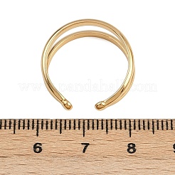 Bagues de manchette ouvertes réglables en acier inoxydable 304 pour femmes&nbsp;RJEW-K301-05G