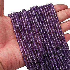 Natürlichen Amethyst Perlen Stränge&nbsp;G-N342-24-01