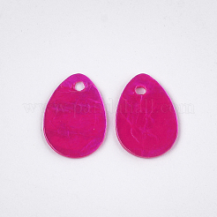 Sprühlackierte Capiz Muschel Charms&nbsp;LS-SSHEL-T006-10A