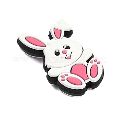 Perles en silicone lapin de Pâques&nbsp;SIL-V002-05B