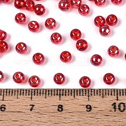 Transparentes perles de rocaille en verre&nbsp;SEED-N007-33A-04