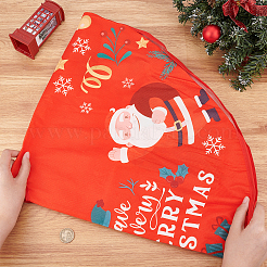 Jupe de sapin de noël en polyester&nbsp;DIY-WH0321-40B