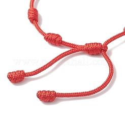 Braccialetti intrecciati in poliestere regolabili per donna&nbsp;BJEW-JB13412