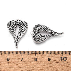 Tibetischer stil Aluminium Anhänger & Charms&nbsp;TIBE-N014-11AS
