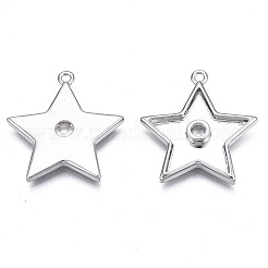 Pendentifs en laiton zircon cubique transparent&nbsp;KK-N232-206