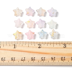 200 Stück transparente Acrylperlen in Farbverlaufsfarbe&nbsp;MACR-FS0002-03