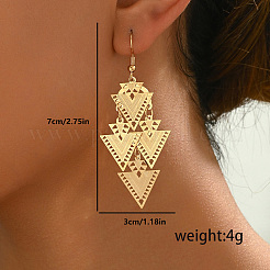Boucles d'oreilles avec pendentif en fer&nbsp;XW0949-2