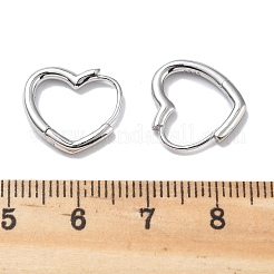 925 Sterling Silber Reifen Ohrringe&nbsp;EJEW-R001-01S