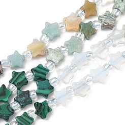 6 style de perles en opale&nbsp;G-D095-A05