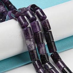 Fili di perle di pietra mica naturale di lepidolite / viola&nbsp;G-Q1008-A13