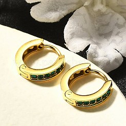 Boucles d'oreilles créoles en acier inoxydable 304 pour femmes&nbsp;EJEW-M068-09G