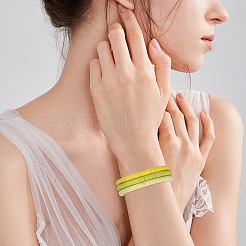 Ensemble de bracelets extensibles de surfeur heishi en argile polymère&nbsp;BJEW-SW00131