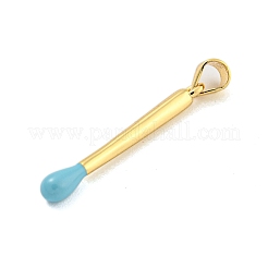 Veri pendenti in ottone placcato oro 18k&nbsp;KK-R159-40G-03