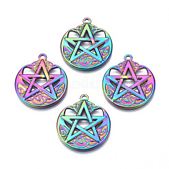 Pendentifs en acier inoxydable avec placage ionique (IP) 201&nbsp;STAS-N098-075M