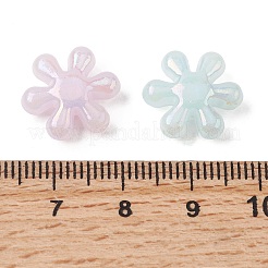 Placage uv perles acryliques opaques&nbsp;OACR-G058-17E