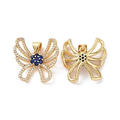 Pendentifs avec zircon cubiques à micro-pavés en laiton&nbsp;ZIRC-I063-43G