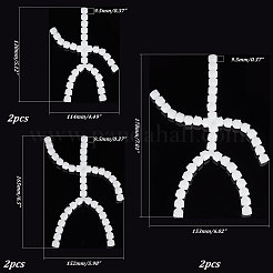 6 pz 3 stile action figure in plastica scheletro mobile&nbsp;DIY-PH0007-69