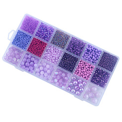 Kit de búsqueda para hacer joyas con cuentas acrílicas y resina de 18 estilo DIY&nbsp;DIY-NB0012-04F