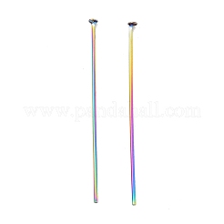 Ionenplattierung (IP) 304 Edelstahl Flachkopfstifte&nbsp;STAS-E156-02M-01