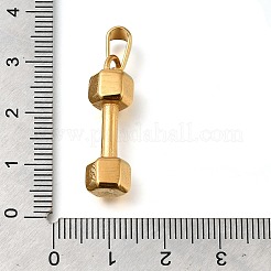 Pendentifs en acier inoxydable 304 avec placage ionique (IP)&nbsp;STAS-H216-70B-G