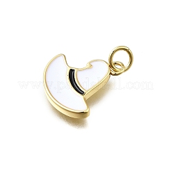 Pendentifs d'émail en laiton &nbsp;KK-K400-23G-01