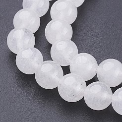 Natürliche weiße Jade perlen Stränge&nbsp;GSR8mmC138