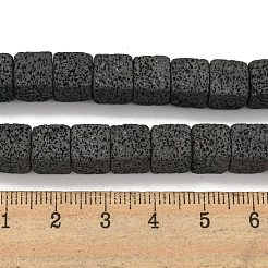 Natürliche Lavasteinperlenstränge&nbsp;G-C136-F02-01