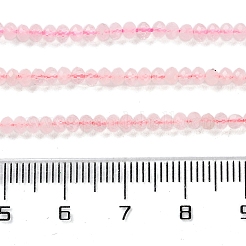 Natürlichen Rosenquarz Perlen Stränge&nbsp;G-N342-22
