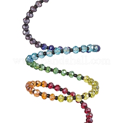 Décorations pendantes en spirale de verre&nbsp;HJEW-TA00269