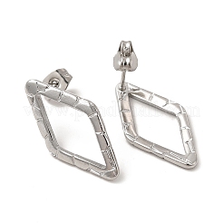 Boucles d'oreilles à tige en acier inoxydable 304 anti-ternissement pour femmes&nbsp;EJEW-I281-36P