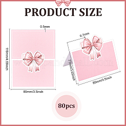 80 Tischkarten aus beschichtetem Papier&nbsp;DIY-BC0016-36