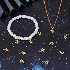 14 ciondoli in ottone con micro pavé di zirconi cubici&nbsp;ZIRC-BBC0002-21