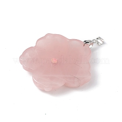 Gros pendentifs en quartz rose naturel&nbsp;G-B040-01P-11