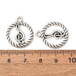 Tibetischer stil Aluminium Anhänger & Charms&nbsp;AL-CBA5212-17AS