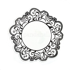 10 Stück 10 Stile Vintage Spitze wasserdichte Haustier Aufkleber Sets&nbsp;LS-DIY-M066-05D