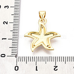 Messing micro pave klare zirkonia anhänger&nbsp;KK-N268-30G
