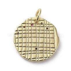 Ottone micro spianare pendenti zirconi&nbsp;X-ZIRC-G157-03L-01G