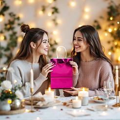 Rechteckige Geschenktüten aus Laserpapier&nbsp;ABAG-TAC0006-44D