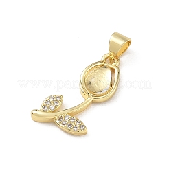 Ottone micro spianare pendenti zirconi&nbsp;KK-A303-16G