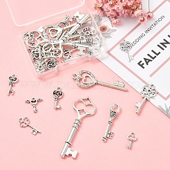 30 pz 10 stili pendenti in lega di stile tibetano&nbsp;TIBEP-YW0002-07