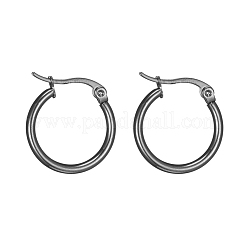 Orecchini a cerchio in acciaio inossidabile 304&nbsp;EJEW-F105-11B