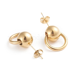Pendientes colgantes de acero inoxidable 304&nbsp;EJEW-F246-01GP