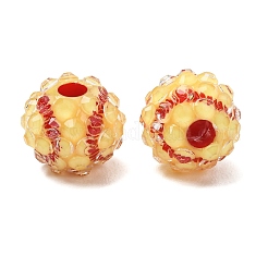 Perles européennes opaques en acrylique sur le thème du sport&nbsp;RB-CBA95A4-04A-07