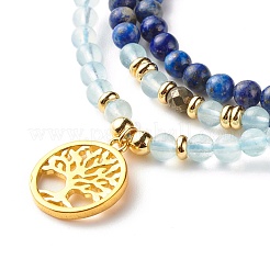 Set aus dehnbaren Steinarmbändern&nbsp;BJEW-JB07331