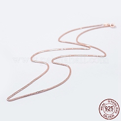 Colliers avec chaîne en 925 argent sterling&nbsp;STER-F039-40cm-16RG