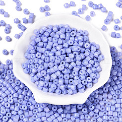 Cuentas de semillas de vidrio con pintura opaca para hornear&nbsp;SEED-T008-02R