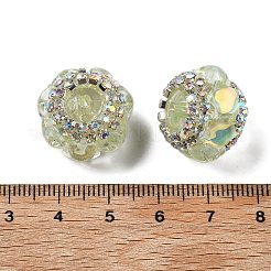 Perline rondelle di strass acrilici&nbsp;OACR-S048-02H