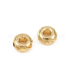 Perles en laiton à colonne ondulée&nbsp;KK-Z146-05G-02