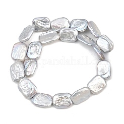 Fili di perle keshi barocche naturali tinte&nbsp;PA-CBAFEE8-16D